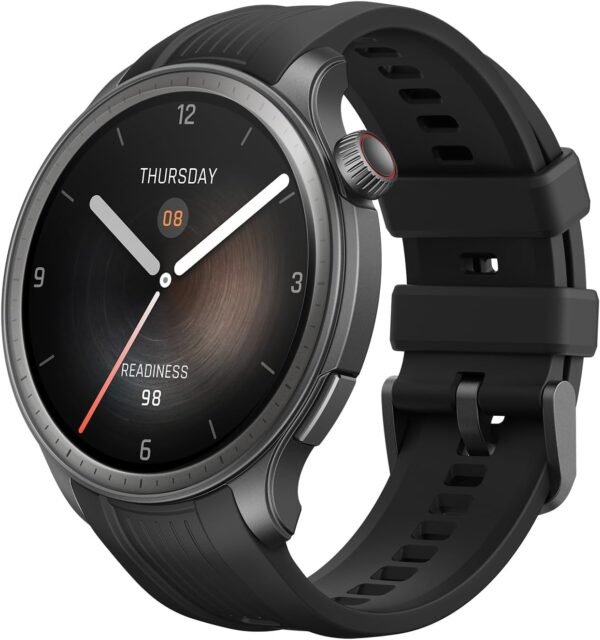 Amazfit Balance Smart Watch, AI Fitness Coach, Sleep & Health Tracker with Body Composition, GPS, Alexa Built-in, Bluetooth Calls, 14-Day Battery, 1.5" AMOLED Display, for Android/iPhone, Midnight