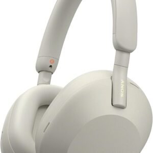 Sony WH-1000XM5 Noise Cancelling Wireless Headphones, Hi-Res Audio, Best Phone Call Quality, 30 hours battery life, Wearing Detection, Alexa voice assistant, Silver, UAE Version - 1-Year warranty