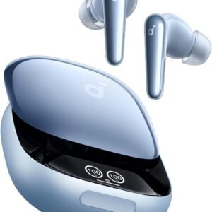 soundcore Liberty 4 Pro by Anker, Noise Cancelling Wireless Earbuds, 7-Sensor and Real-Time Adaptive Noise Cancelling, 2× Faster Charging, Studio-Level Hi-Fi Music, Clear Calls with 9 Mics and AI