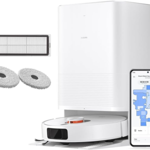 Xiaomi Robot Vacuum X20 Pro with 7000Pa Suction power, All-in-One Station, Auto Mop washing, Hot air drying, Auto dust collection, Carpet Detection, LDS Navigation, 160min Runtime, App & Voice Control