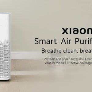 Xiaomi Smart Air Purifier 4 Pro with 500 m³/h CADR, Powerful HEPA Carbon Triple‑Stage Filter, Ideal for 104 m² Rooms, OLED Display, Wi‑Fi & Voice Control
