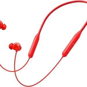 One Plus Bullets Wireless Z3 Bluetooth 5.0 in Ear Earphones, Spatial Audio – 12.4 mm Drivers, 36 Hrs Battery Life (Samba Sunset)